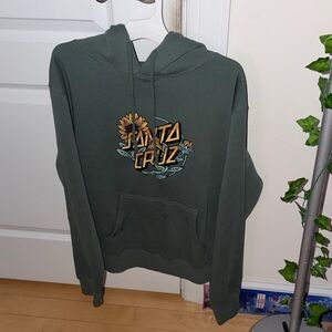 Santa Cruz Dark Green Skate Hoodie